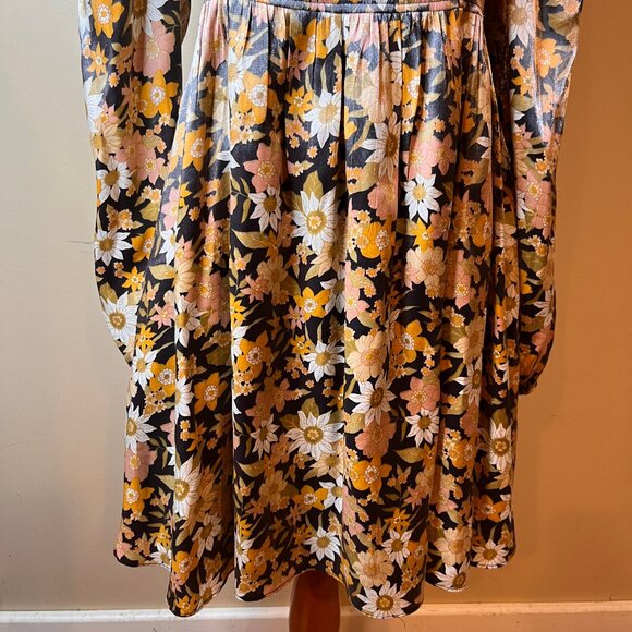 Talulah Floral S Babydoll Dress Silky Boho Style Fairy Core y2k 90’s feminine - Picture 7 of 16